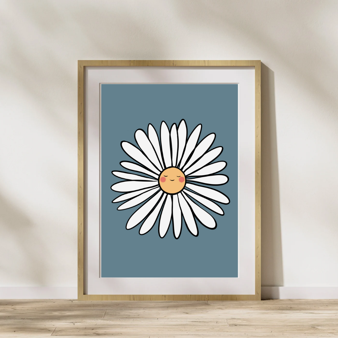 Happy Daisy Children's Print