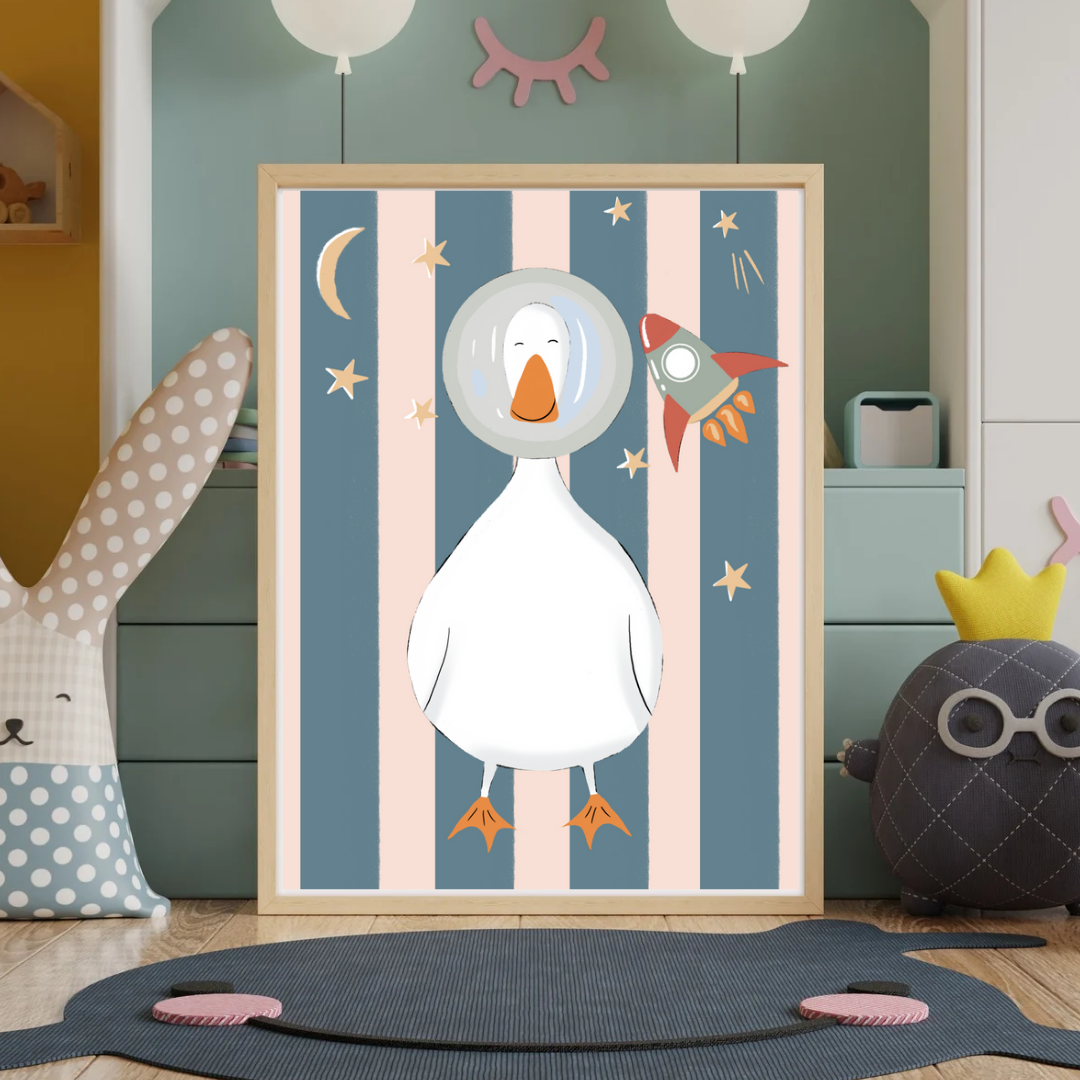 Space Duck Print