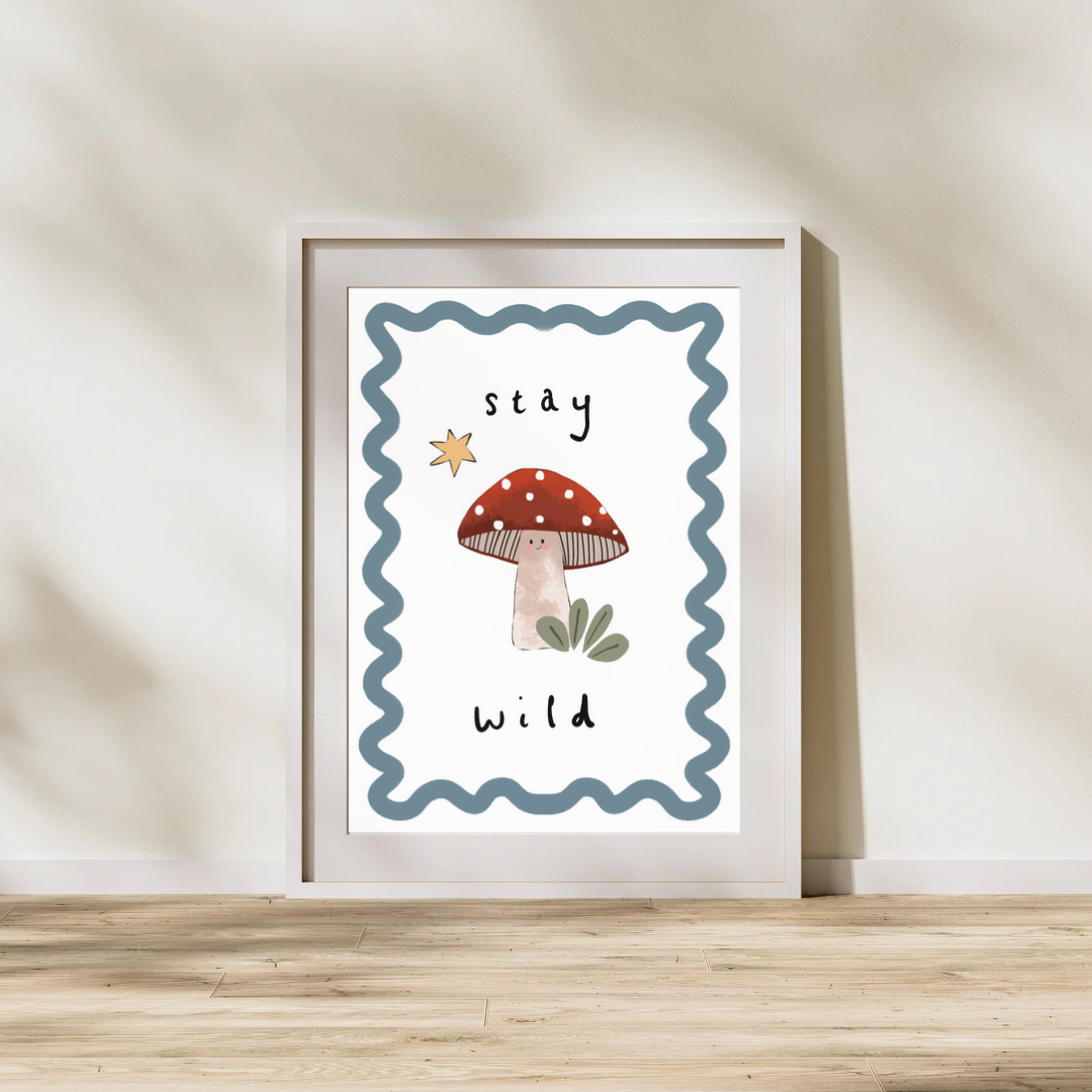 Stay Wild Children's Print