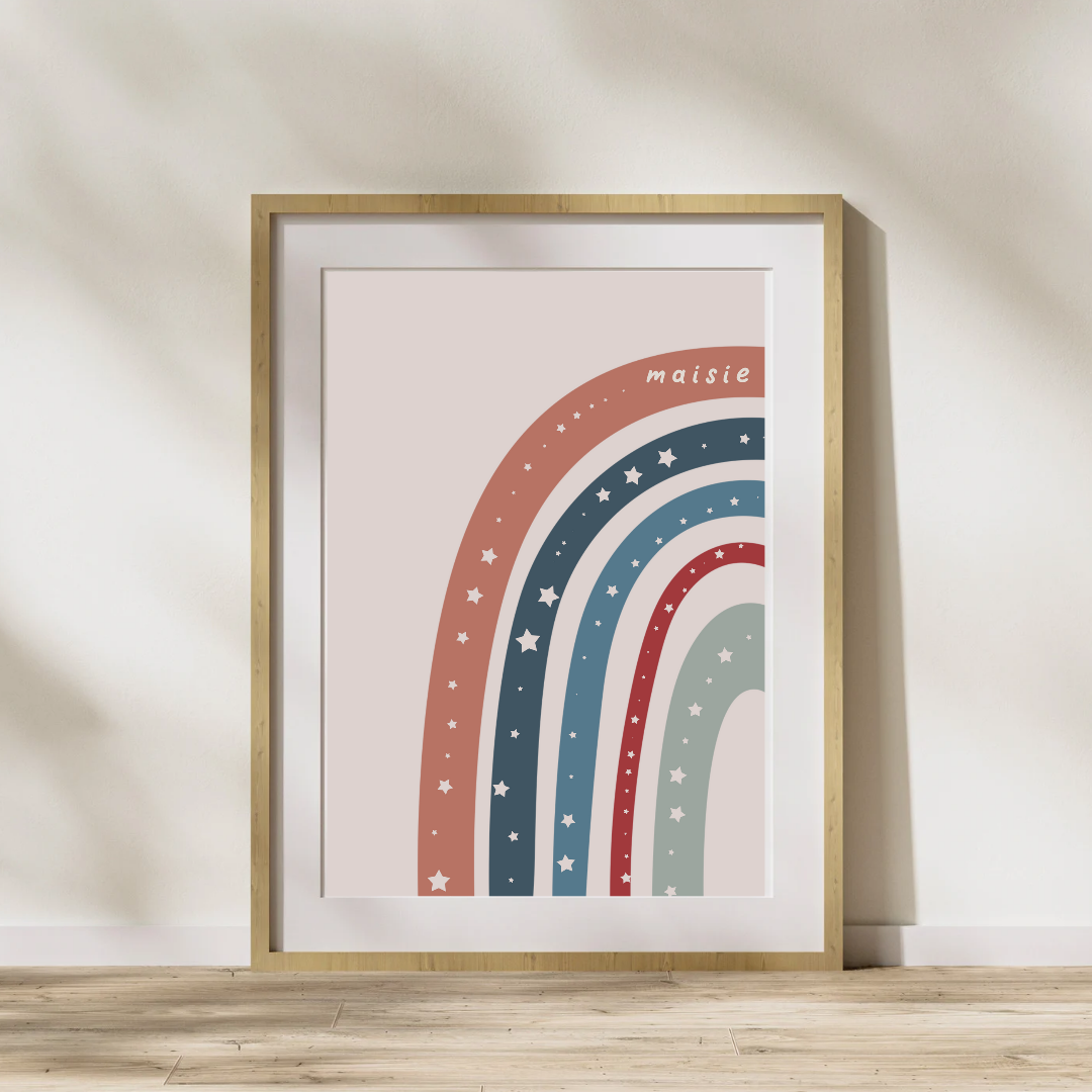 Personalised Rainbow Print
