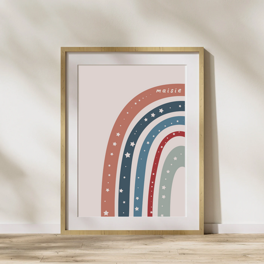 Personalised Rainbow Print