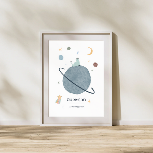 Personalised Planet Children's Print