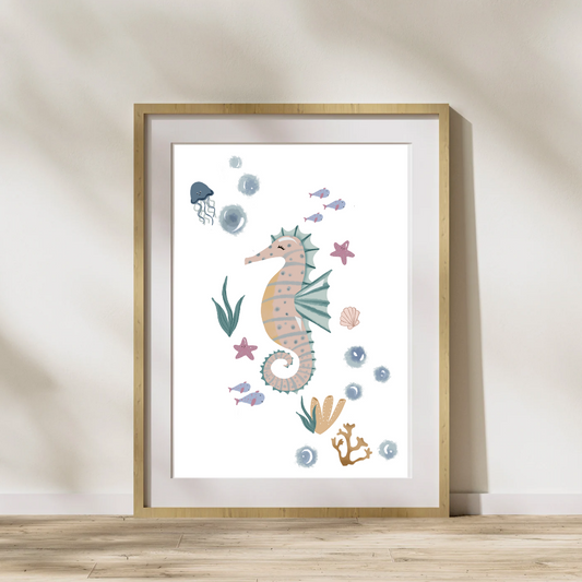 Seahorse Children's Print