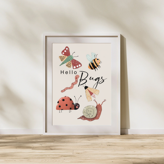 Hello Bugs Print