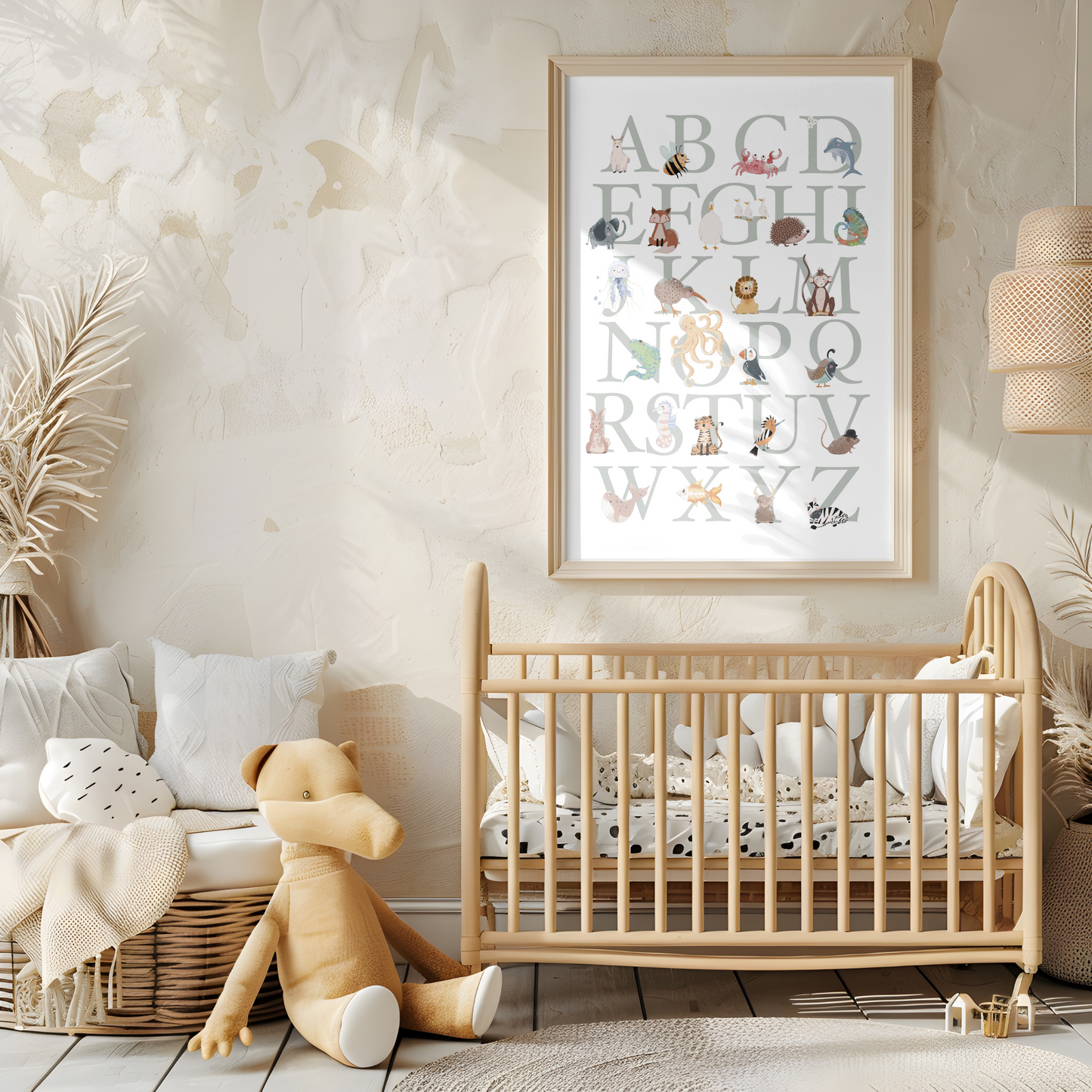 Animal Alphabet Print A-Z